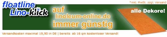 Linoleum von Floatline das Lino Klicksystem